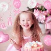 Pink Bow Birthday Decorations, Bow Coquette Birthday Decorations for Girls,