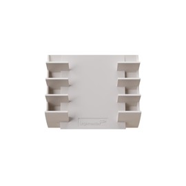 Legamaster Glass Board Marker Holder in Warm Grey - Space for 4 Markers Extra Strong Magnet Stylish Organisation