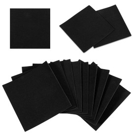 22 Pcs Black Foam Padding Sheet with Adhesive Backing, 4" x 4" x 1/16" Self Stick Anti-Slip, Anti-Vibration Soundproof Foam Squares Sheets for Furniture, Cars, Speakers, DIY Crafts, Home Office Use