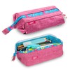 ZIPIT Lenny Pencil Case for Girls | Large Capacity Pencil