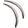 Hypersonic HP6193-3 Universal Wheel Arch Extensions/Mud Flaps, Black