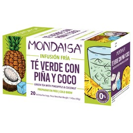 MONDAISA - Cold Brews, 20 tea bags (pack of 4), KOSHER Certified (Pineapple & Coconut, 4 Pack)