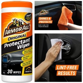 Car Interior Cleaner Wipes Armor Ultra Shine Car Cleaner Wipes For Detail Auto Interior UV Protection