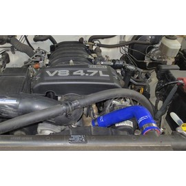 HPS 57-1224-BLUE Blue Silicone Radiator Coolant Hose Kit