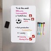Magnetic Whiteboard Board for Fridge - with Dirt-Resistant Technology -