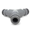 com-four® Set 01 Y-Valve for Connecting Three Hoses, Y Splitter