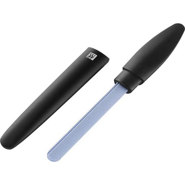 ZWILLING Ceramic Nail File Double-Sided Premium Nail Care for Manicure and Pedicure, Premium, Black