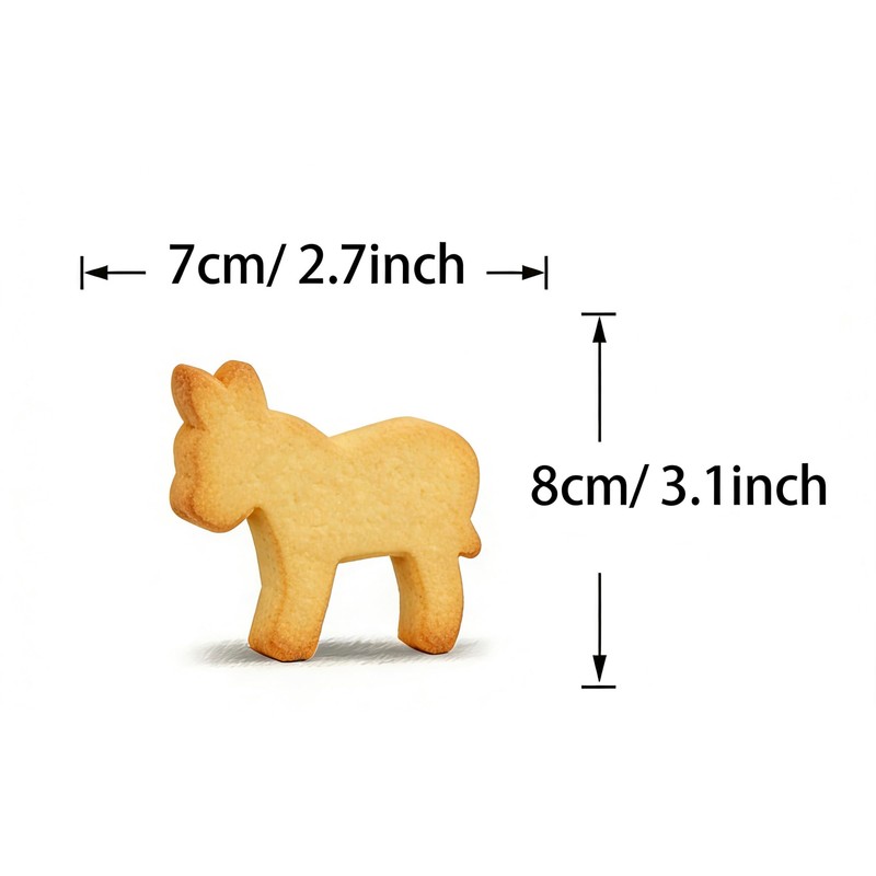 WAVIZJING Donkey Cookie Cutter