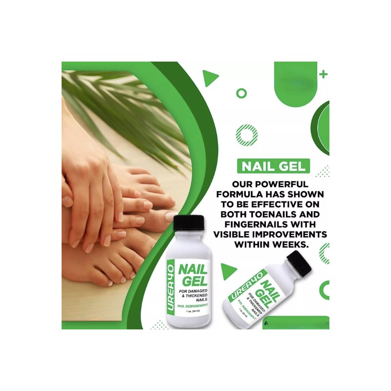 Urea Nail Gel - Strengthens & Softens Nails, Quick-Dry Formula
