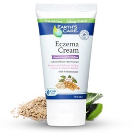 Earth's Care- “Earth's Care Eczema Cream Crema de eccema natural para adultos y niños Tratamiento de eccema de avena coloidal