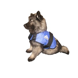 HyperKewl Evaporative Cooling Dog Coat, X-Small, Blue