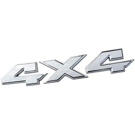 Chrome RAM 4X4 Emblem Badge 3D Emblem Decal Nameplate Flat Letter Replacement for RAM 1500 2500 3500 Glossy Mopar