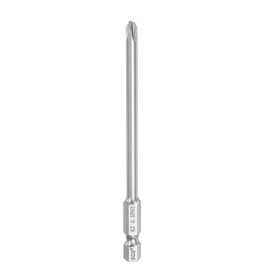 sourcing map #2 Phillips Screwdriver Bit PH2 1/4" Hex Shank 4" (100mm) Long 4.5mm Rod Magnetic Cross Head Drill Bits S2 Steel Industrial Screw Driver for Power Screwdrivers Drills, Silver