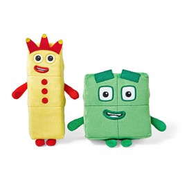 Learning Resources Numberblocks Three and Four Playful Pals, Cuddly Numberblocks Three and Four Plush Toys, Numberblocks Plush Girls and Boys, Soft Toys for Toddlers 1-3, Ages 18 months+