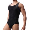 WMIERFI Men's Breathable Mesh Tank Top One Piece Wrestling Singlet