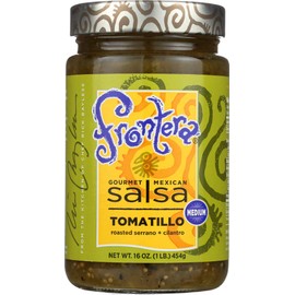 Gourmet Mexican Salsa, Medium, Tomatillo 2 Pack (1 Lb Ea) by Frontera
