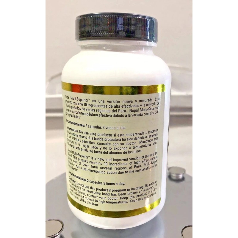 Naturalisimoli<wbr/>fe Nopal 10 Multi-Superior 120 Capsulas