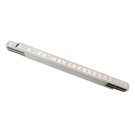 Wood 1 Meters Folding Wooden Ruler Measuring Metal Tips and Joints Carpenter STALCO