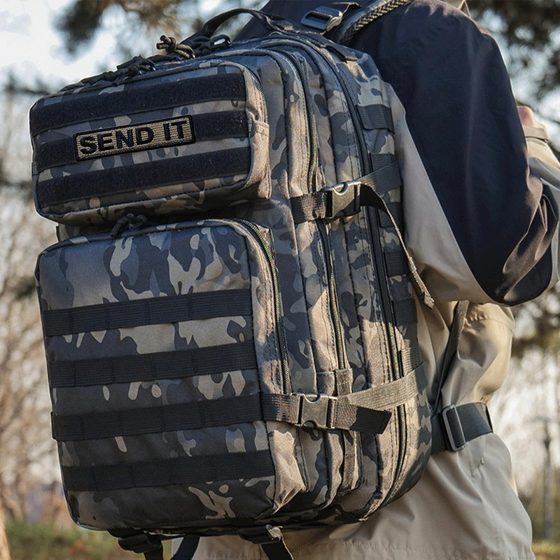 2 Pcs Embroidered Morale Patch - Send It, Funny Morale