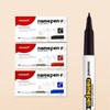 (Hottracks) Monami Name Pen FINE (For Medium Writing) Black (12-pack) / (핫트랙스)모나미 네임펜 FINE (중간글씨용) 블랙(12개입)