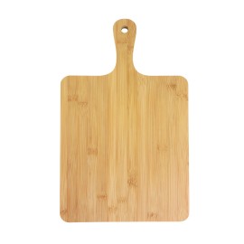 Invisioncorp 6pc 16x10" Bulk Plain Bamboo Serving Tray, Charcuterie Platter Cutting Board Set