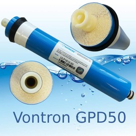 3 x Aquintos Membrane 50 GPD Vontron for Reverse Osmosis Systems with 10 x 2.5 Inch Membrane Housing
