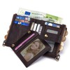 Leather Mens Wallet RFID Blocking Soft Genuine Gents Wallet with
