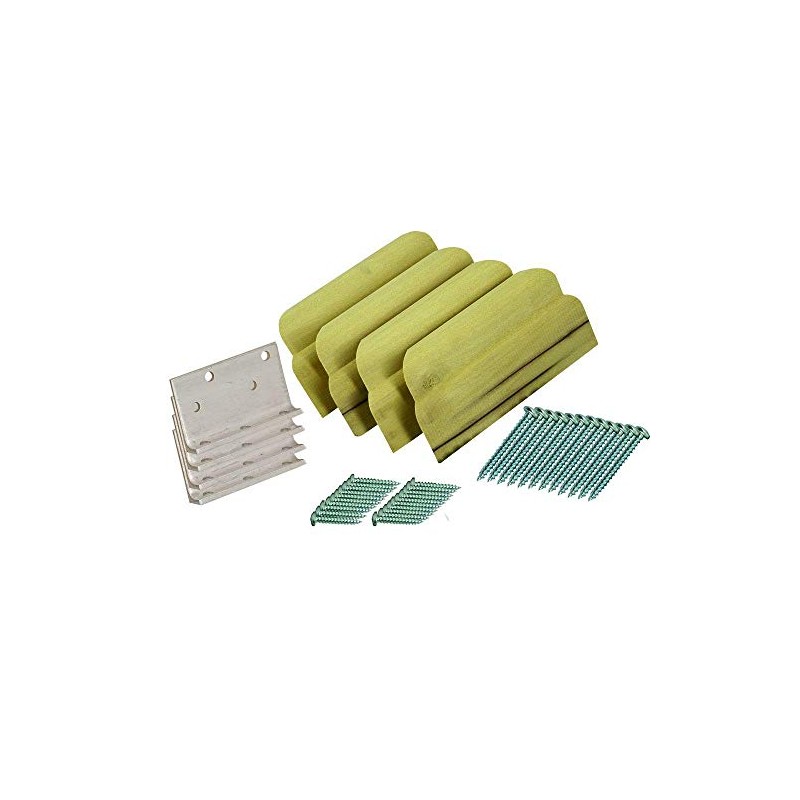 Surewood 5 in. Unfinished Oak Box Newel Attachment Kit