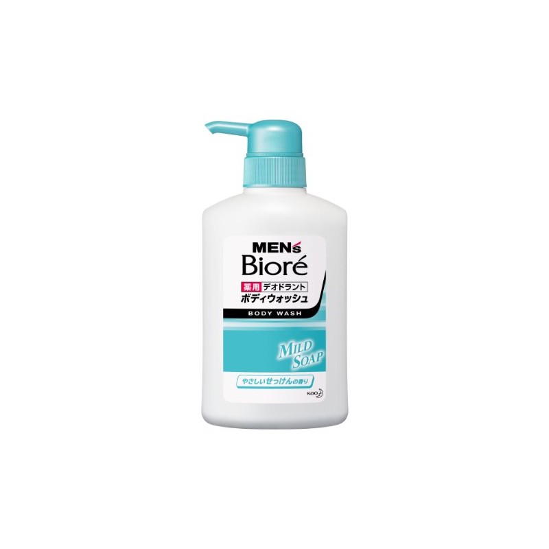 メンズビオレ デオドラントボディウォッシュ やさしいせっけんの香り 本体 440ml