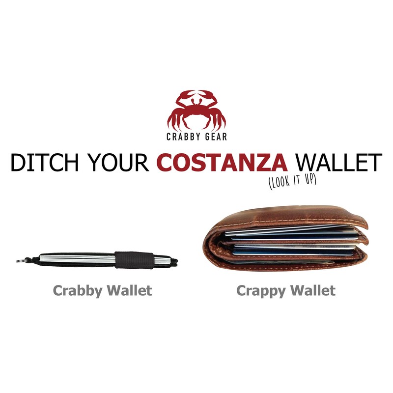 Crabby Wallet - Thin Minimalist Front Pocket Wallet - C3