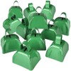 Green Metal Cowbell - 12 Pack