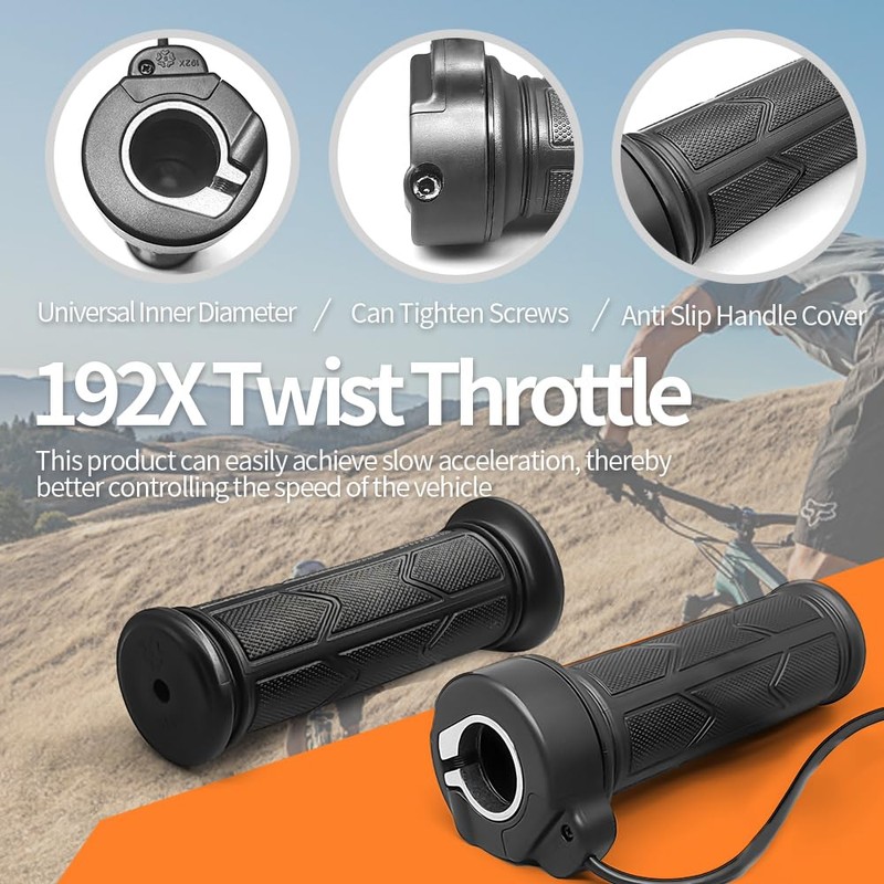 HUDAMZKY Ebile Full Twist Throttle WUXING 192X Electric Bicycle Right