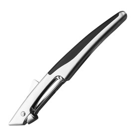 ULTECHNOVO 1pc Zinc Alloy Fruit and Vegetable Peeler Manual Kitchen Tool for Potatoes Carrots Cucumbers Ergonomic Design for Effortless Peeling for Home and Restaurant Use