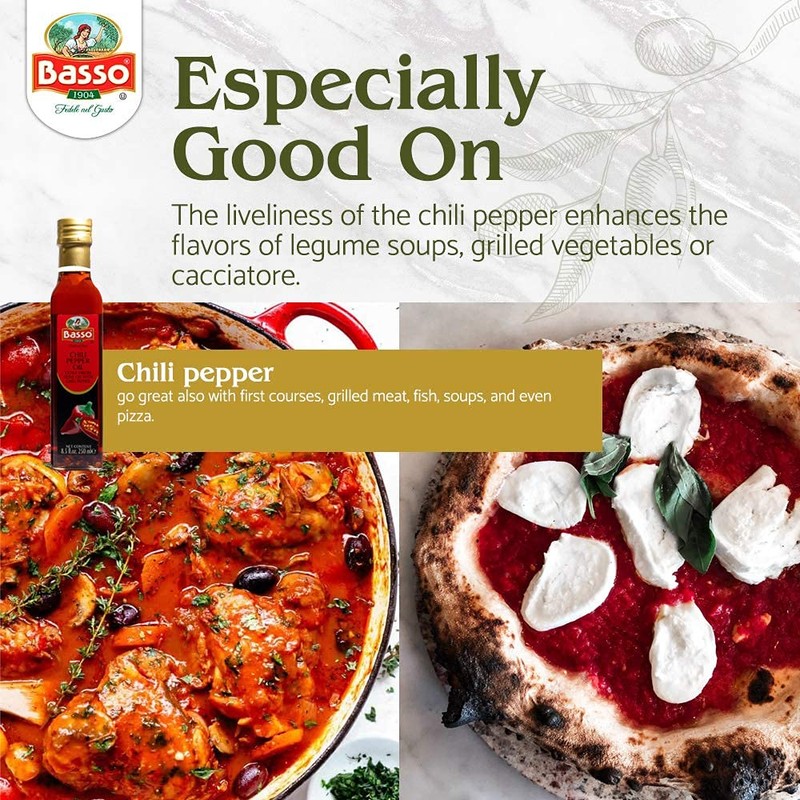 Spicy Chili Oil, Infused Premium Extra Virgin Olive Oil, 8.5