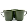 Children's Plastic Cup 180 ml Set of 3 Olive Green