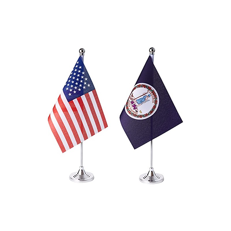 American State Table Flag (Virginia)
