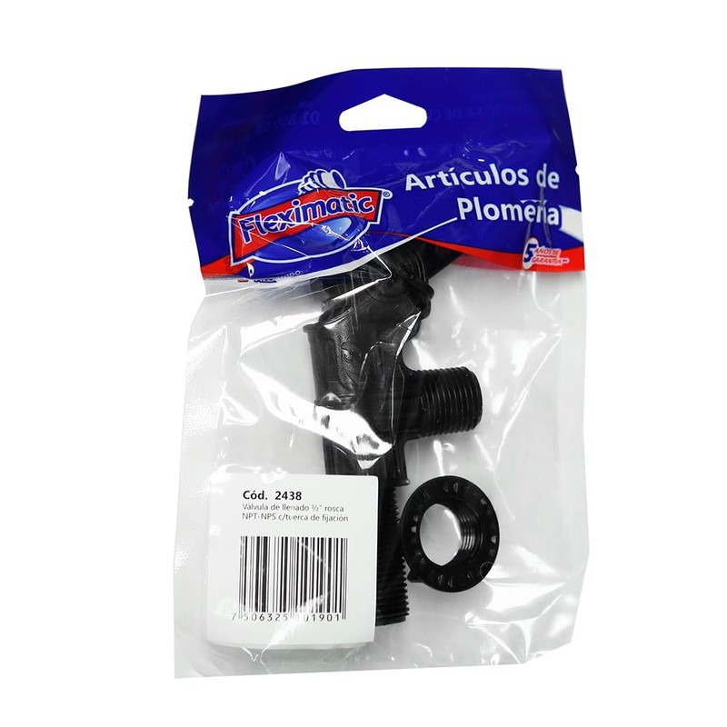 FLEXIMATIC 2438 Válvula de llenado de 1/2" rosca NPT-NPS, con