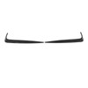 4Pcs Glossy Black Front Bumper Fog Light Eyebrow Cover Trim