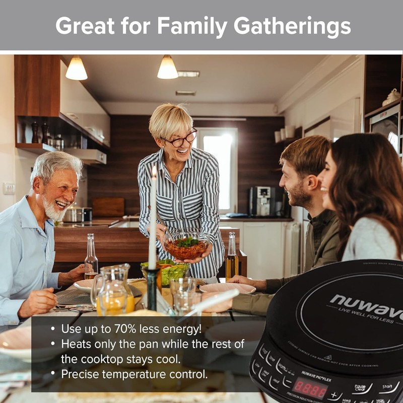 Nuwave PIC Flex Compact, Portable, Powerful Induction Cooktop With 9-inch
