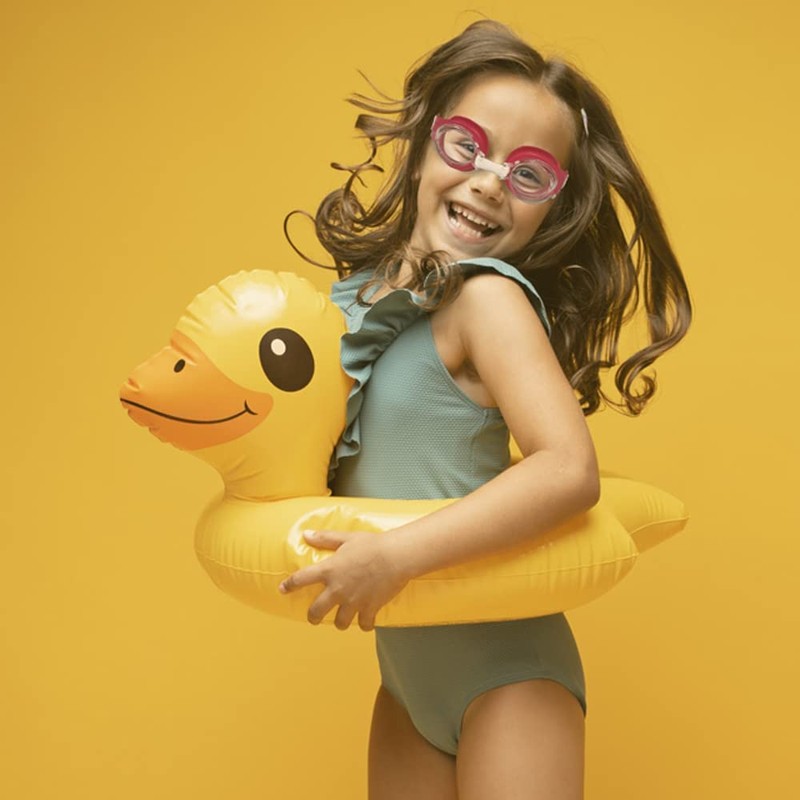 Speedo Unisex Kinder Infant Spot Schwimmbrille, rose, Einheitsgröße
