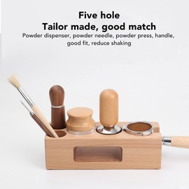 Estación de Apisonamiento de Café de, Soporte de Tamper de Filtro de Café de Soporte de Tapete de Tamper de Espresso de Estación de Tamper Base de con Tapete para(S)