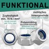 Locking Nut Hexagonal Nut DIN 985/ISO 10511 Standard Shape Stainless