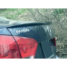 DSX REAR TRUNK SPOILER Lip PAINTED CANDY WHITE LB9A BLOW MOLDED ABS for VW PASSAT