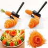 Spiral Vegetable Slicer and Peeler, Kitchen Tool for Carrots, Radishes,