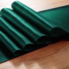 MILVOWOC 5 Pack Forest Green Satin Table Runners, 12 x