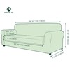 CHUN YI Stretch Loveseat Sofa Slipcover 2 Piece Sofa Cover,