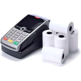 100 X 57x40mm Thermal Credit Card PDQ Machine Till Rolls, Cash Register Thermal Paper Receipt, for PDQ POS EPOS EFTPOS terminals, Barclaycard Verifone Ingenico Move Sagem Spire Pax Worldpay
