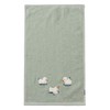 Sterntaler Pack of 2 Children's Hand Towels Made of Plain