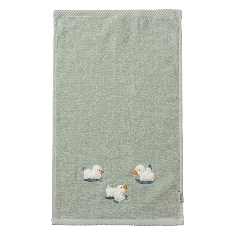 Sterntaler Pack of 2 Children's Hand Towels Made of Plain