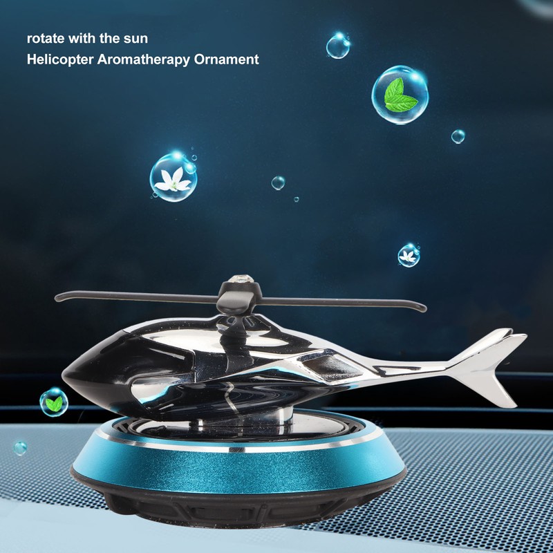 Car Air Fresheners with Solar Rotating Relieve Stress Purifie Odors